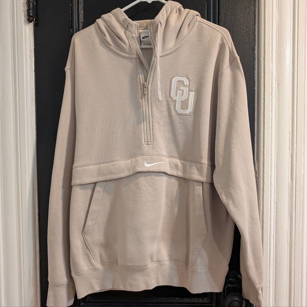 Georgetown Hoyas Sweatshirt Nike Half-Zip Hoodie NEW